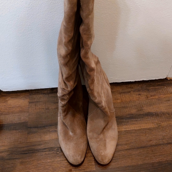Sofft Women Boots Beige Suede Size 8 - Picture 4 of 11
